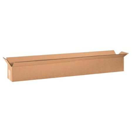 BOX PACKAGING Long Cardboard Corrugated Boxes, 36"L x 4"W x 4"H, Kraft 3644